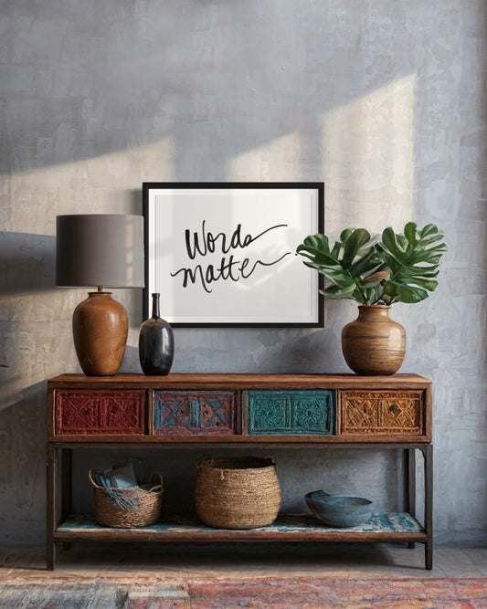 Words Matter 11x17 Print